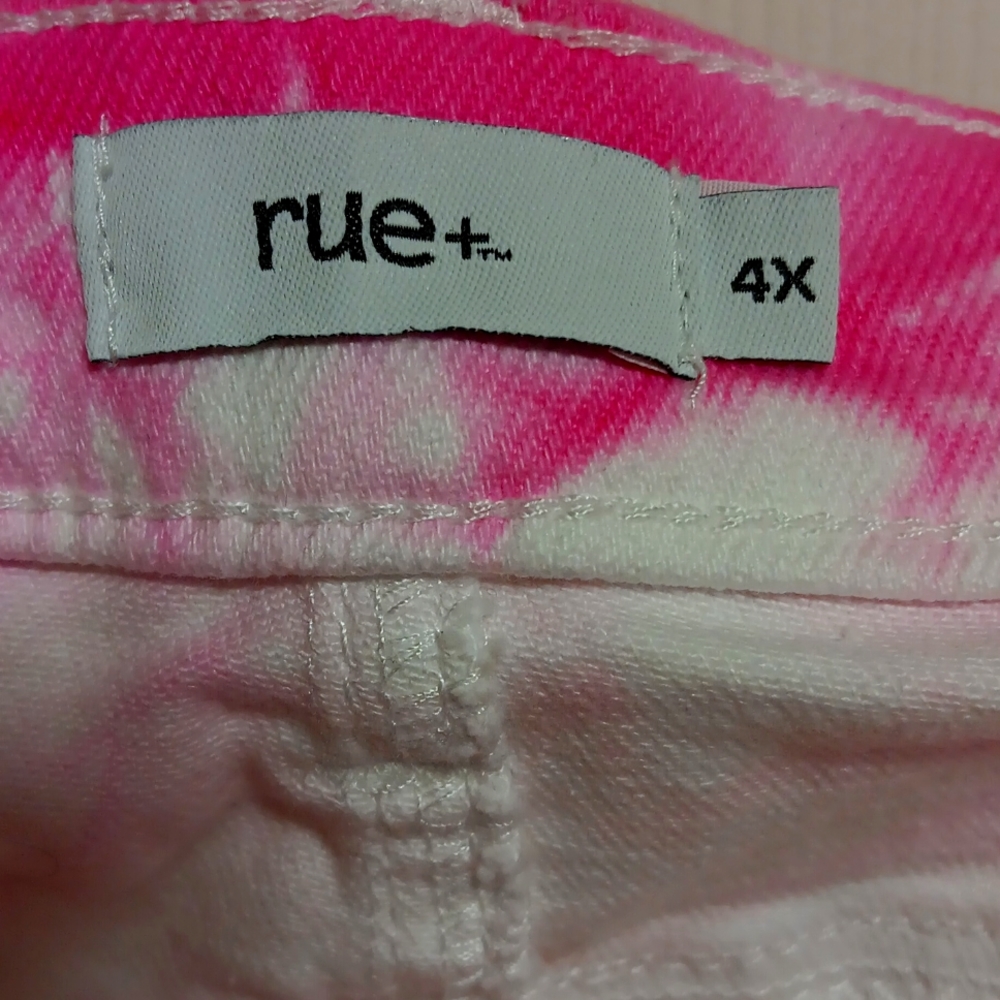 Rue 21+  Tie died Pink Neon Skirt